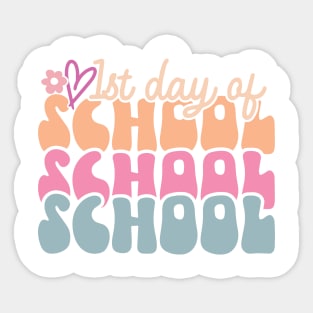 First Day of School Sticker
